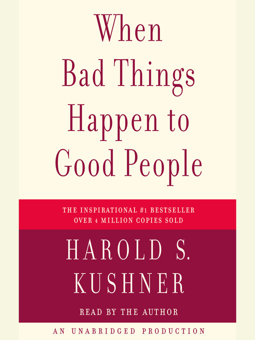 Title details for When Bad Things Happen to Good People by Harold S. Kushner - Wait list
